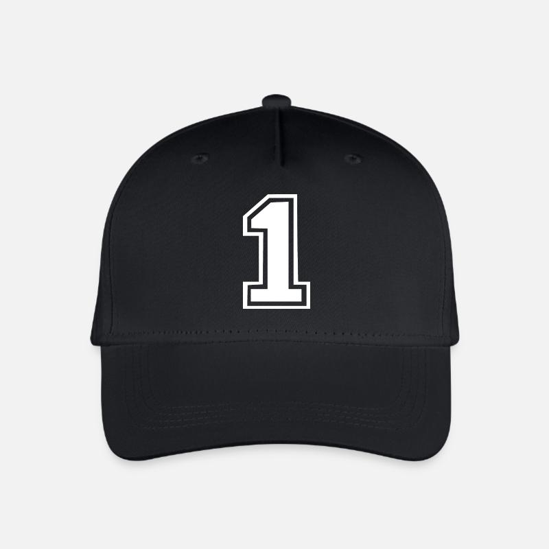 1 - Casquette de baseball bio Enfant - noir