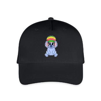 Rasta Koala - Organic Kids’ Baseball Cap - black - Front