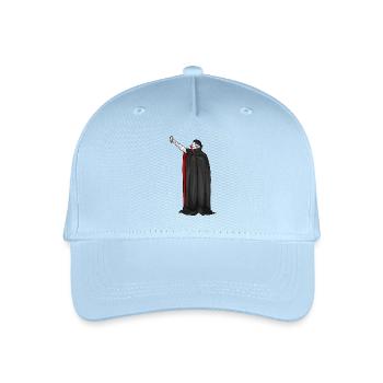 Vampir Halloween Selfie - Kinder Bio Basecap - Hellblau - Vorne
