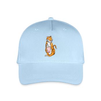 Maïs soufflé Tiger - Casquette de baseball bio Enfant - bleu clair - Devant