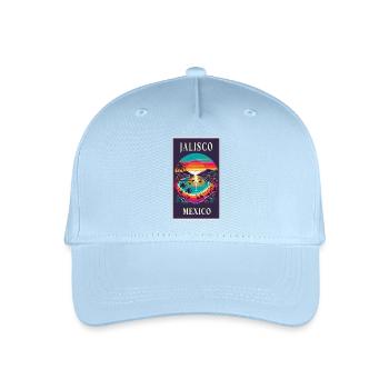 Jalisco Mexico palm tree design - Organic Kids’ Baseball Cap - light blue - Front