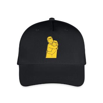 JJ Siblings T-shirt - Organic Kids’ Baseball Cap - black - Front