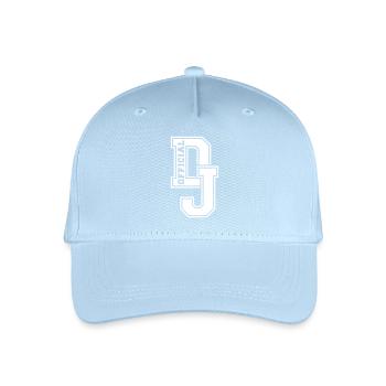 Officiel DJ Music Party Célébration Texte Logo Lettrage - Casquette de baseball bio Enfant - bleu clair - Devant