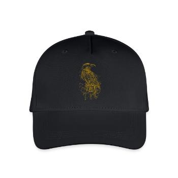 Golden Raven Goth - Organic Kids’ Baseball Cap - black - Front