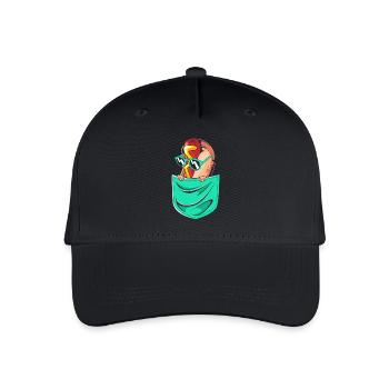 Hot Dog Snack - Organic Kids’ Baseball Cap - black - Front