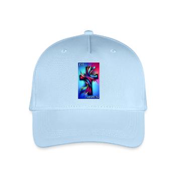 Jesus saves - Organic Kids’ Baseball Cap - light blue - Front