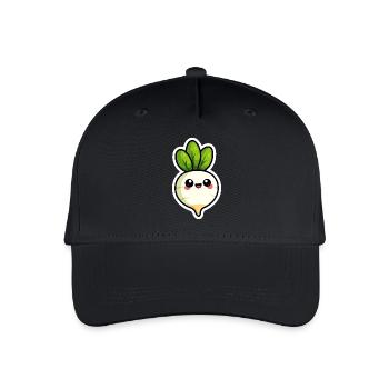 Radish / Vegetables - Organic Kids’ Baseball Cap - black - Front