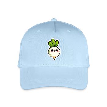 Radish / Vegetables - Organic Kids’ Baseball Cap - light blue - Front