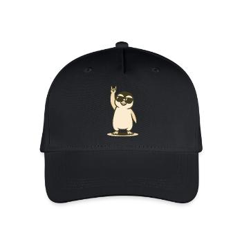Polar Rocker Chick - Organic Kids’ Baseball Cap - black - Front