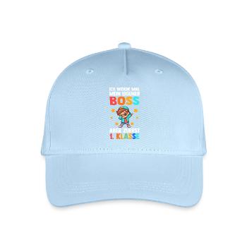 Daycare Leaving First Grade School Enrollment Schoolchild - Organic Kids’ Baseball Cap - light blue - Front
