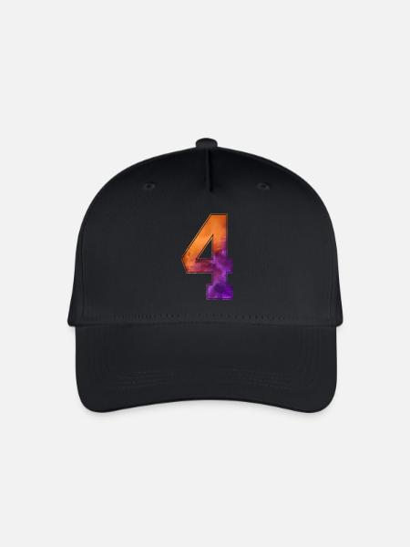 NO. 4 NUMBER 4 COLLEGE 4TH BIRTHDAY - Organic Kids’ Baseball Cap - black