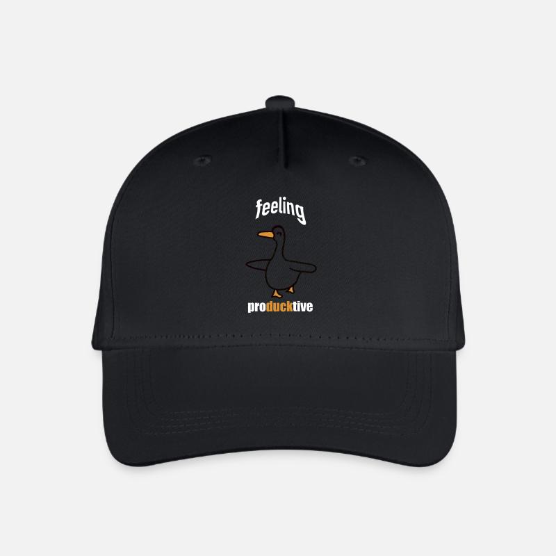 Se sentir Produckive Duck - Casquette de baseball bio Enfant - noir