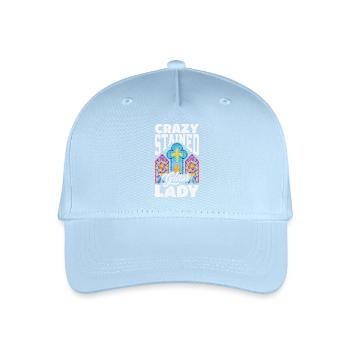 Art du vitrail Artiste du vitrail - Casquette de baseball bio Enfant - bleu clair - Devant