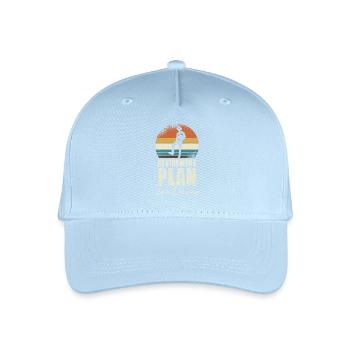 Coucher de soleil de la danse en ligne à la retraite - Casquette de baseball bio Enfant - bleu clair - Devant