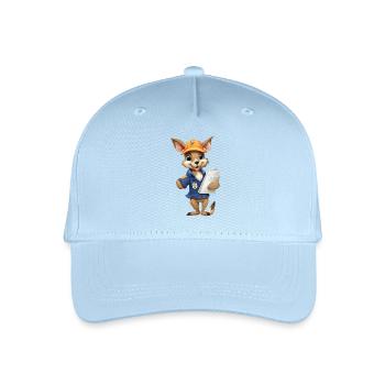 Hoppel Ouvrier du bâtiment Bunny - Casquette de baseball bio Enfant - bleu clair - Devant