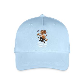 Bloc, craie et café : Humor Grimpeur fatigué - Casquette de baseball bio Enfant - bleu clair - Devant