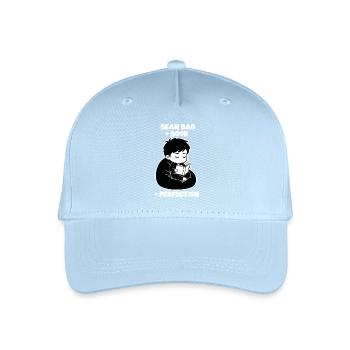 Lecteur Bean Bag Perfection Manga - Casquette de baseball bio Enfant - bleu clair - Devant