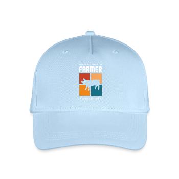 Farmer - Kinder Bio Basecap - Hellblau - Vorne