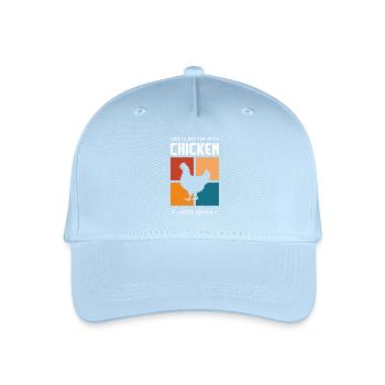 Chicken - Kinder Bio Basecap - Hellblau - Vorne