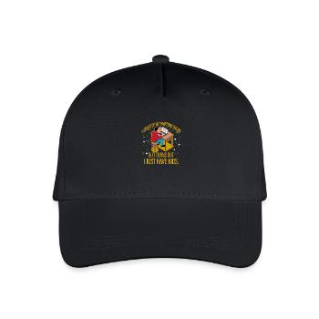 J’ai regardé mes symptômes en ligne - Casquette de baseball bio Enfant - noir - Devant