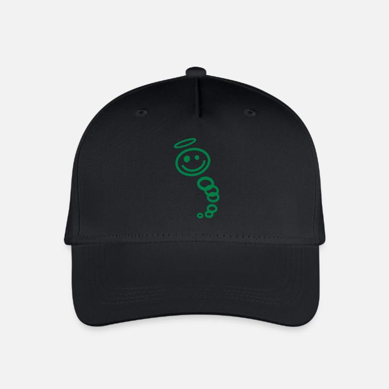 gluehwuermchen - Kinder Bio Basecap - Schwarz