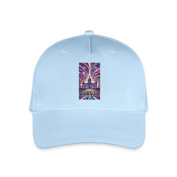 Guadalajara Mexiko Kunst Design - Kinder Bio Basecap - Hellblau - Vorne