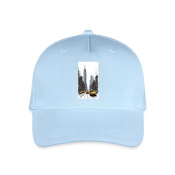 New York - Kinder Bio Basecap - Hellblau - Vorne