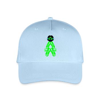 Yahoo - Casquette de baseball bio Enfant - bleu clair - Devant