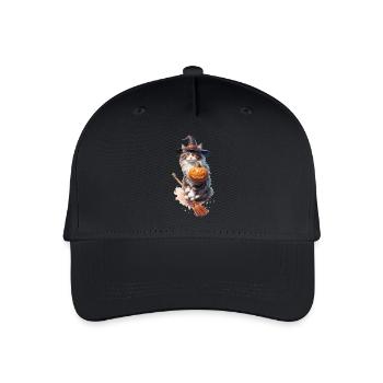 Norwegische Waldkatze - Kinder Bio Basecap - Schwarz - Vorne