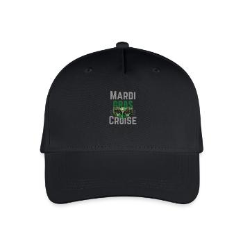 Mardi Gras Cruise 2024 Passende Familienfeier - Kinder Bio Basecap - Schwarz - Vorne