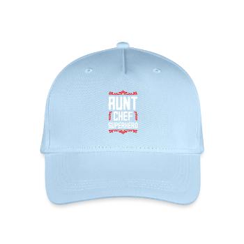 Tante patron super-héroïne - Casquette de baseball bio Enfant - bleu clair - Devant