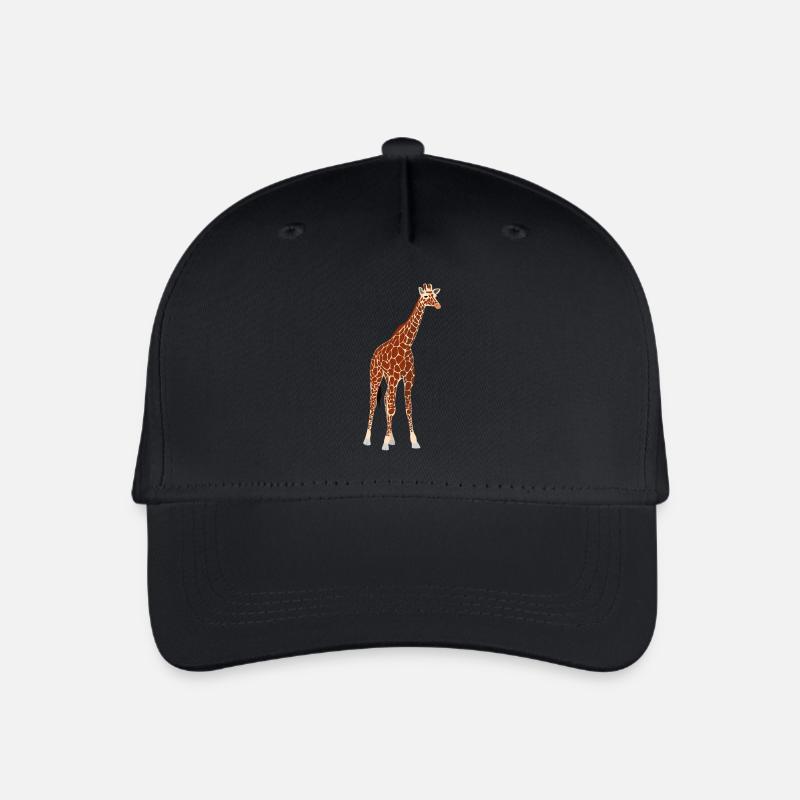 giraffe - Organic Kids’ Baseball Cap - black