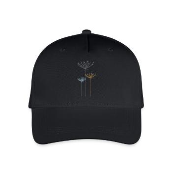Blossom - Plant -Floral - Organic Kids’ Baseball Cap - black - Front