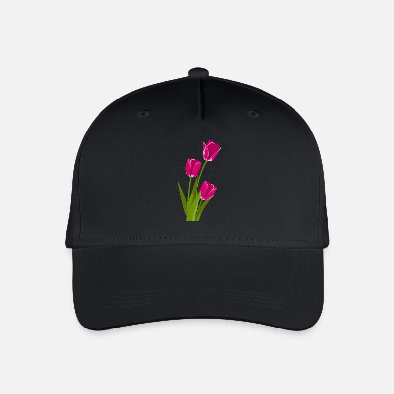 Tulip Gift Gift Idea - Organic Kids’ Baseball Cap - black