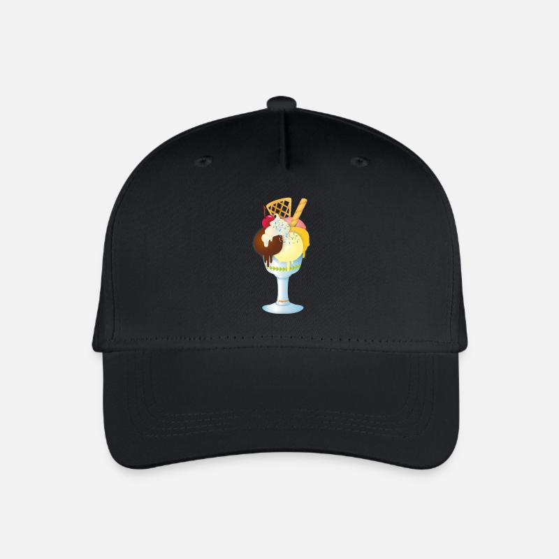 Eiscreme - Kinder Bio Basecap - Schwarz