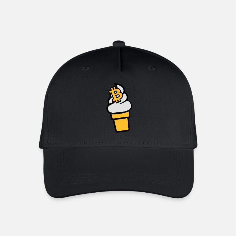 Bitcoin-Cream - Organic Kids’ Baseball Cap - black