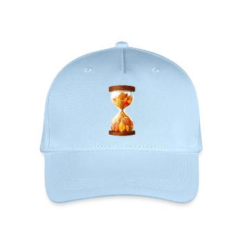 Sablier d’automne - Casquette de baseball bio Enfant - bleu clair - Devant