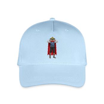 Jack O'Lantern Halloween Sunglasses - Organic Kids’ Baseball Cap - light blue - Front