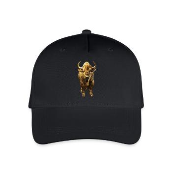 Bison - Kinder Bio Basecap - Schwarz - Vorne