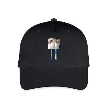 THE CAT AND THE SKY - Organic Kids’ Baseball Cap - black - Front