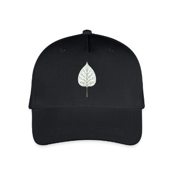 Arbre caché dans la feuille - Casquette de baseball bio Enfant - noir - Devant