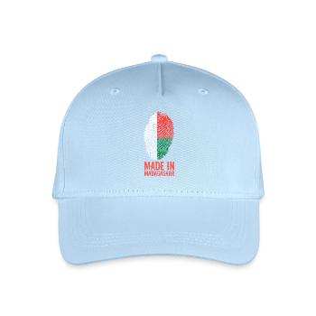 Made In Madagaskar / Madagasikara / Madagascar - Kinder Bio Basecap - Hellblau - Vorne