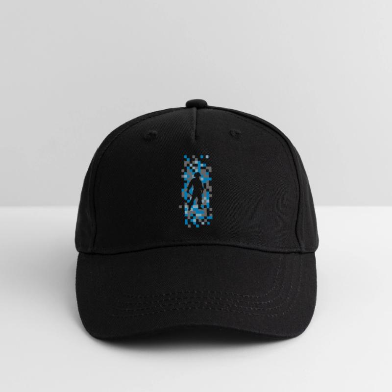 pirate tile pattern abstract motif graphic gift Organic Kids’ Baseball Cap