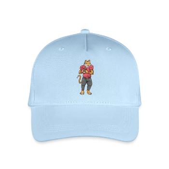 Sports de football américain des Tigers - Casquette de baseball bio Enfant - bleu clair - Devant