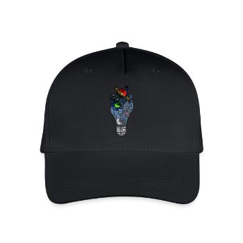 Kosmische Idee - Kinder Bio Basecap - Schwarz - Vorne