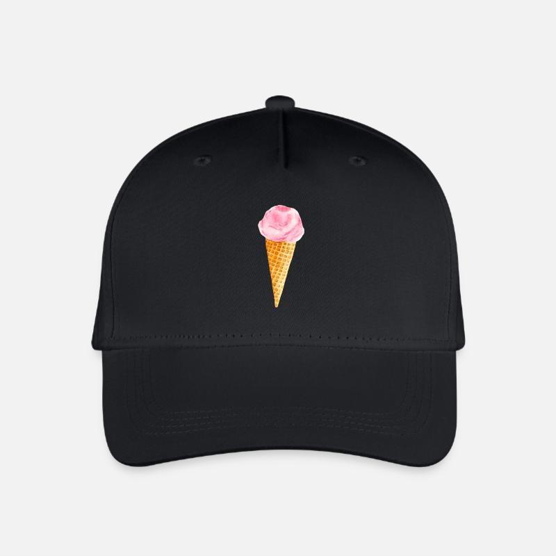 Eiscreme - Kinder Bio Basecap - Schwarz