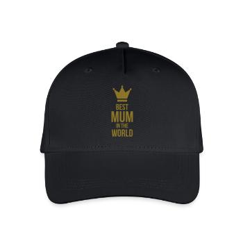 Best Mum in the World ! - Organic Kids’ Baseball Cap - black - Front