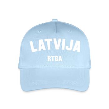 LETTONIE Lettland Riga - Casquette de baseball bio Enfant - bleu clair - Devant