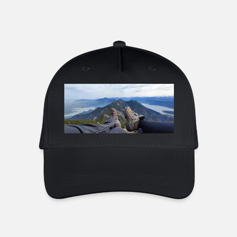 Gipfelstürm - Kinder Bio Basecap - Schwarz