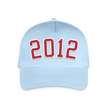 Year of birth sport 2012 - Organic Kids’ Baseball Cap - light blue - Front